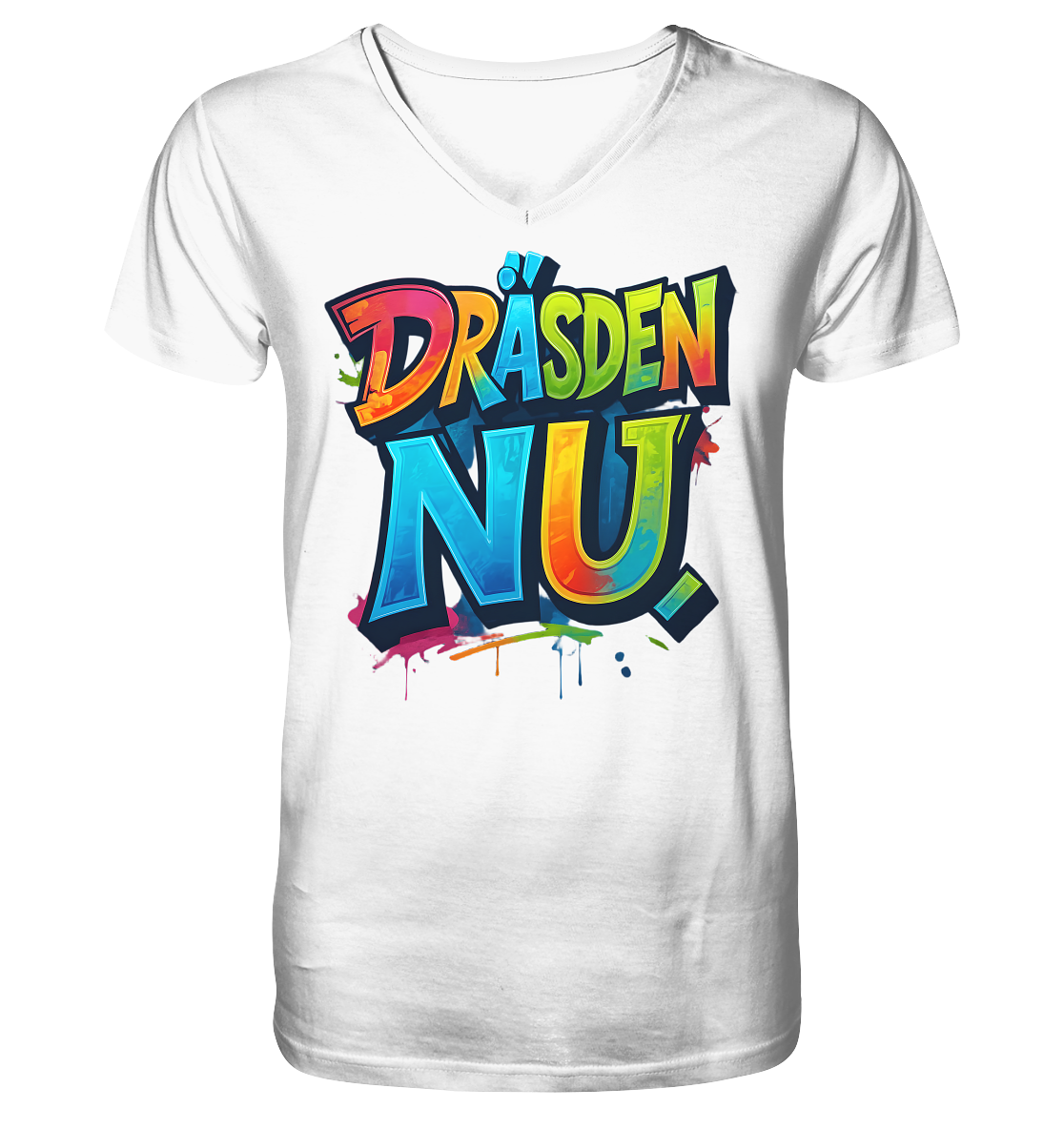 NU #1 - Mens Organic V-Neck Shirt
