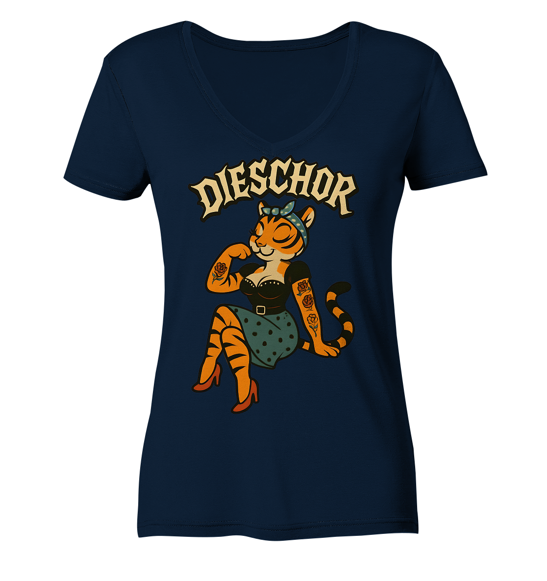 DIESCHOR #W - Ladies V-Neck Shirt