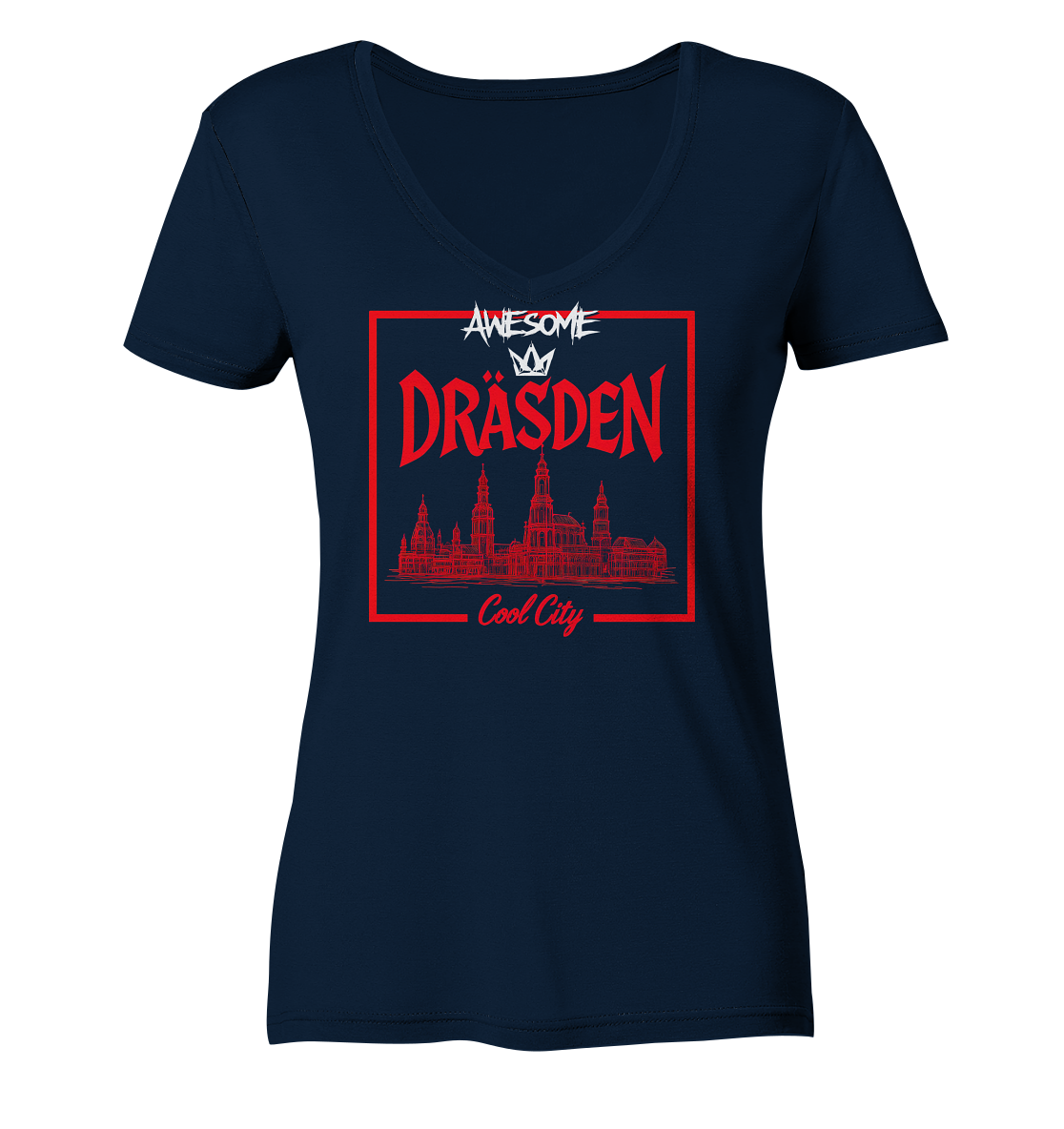 AWESOME - Ladies V-Neck Shirt