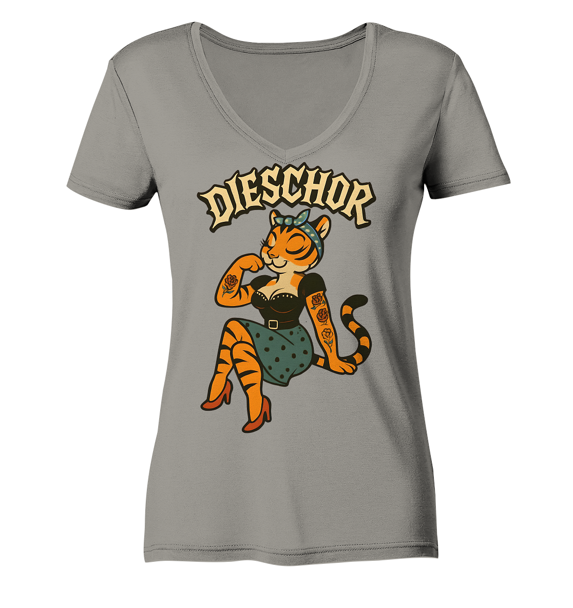 DIESCHOR #W - Ladies V-Neck Shirt