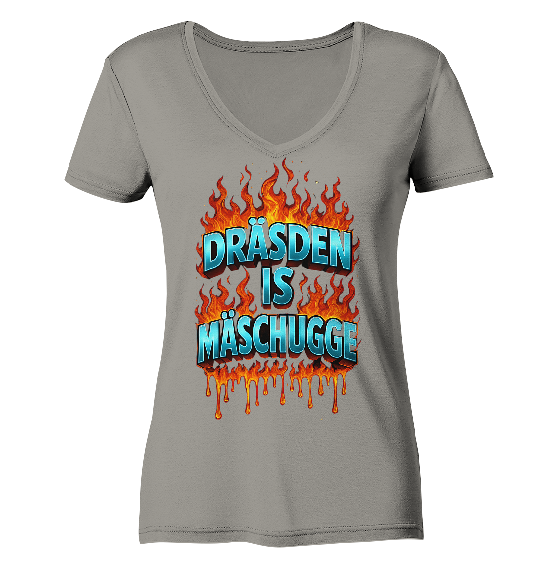 Mäschugge  - Ladies V-Neck Shirt