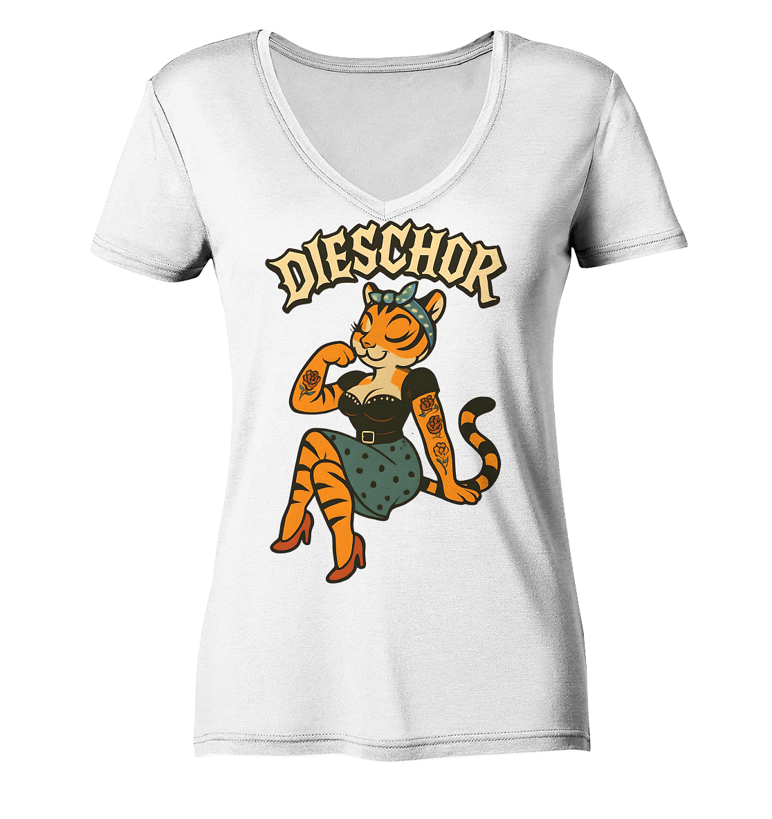 DIESCHOR #W - Ladies V-Neck Shirt