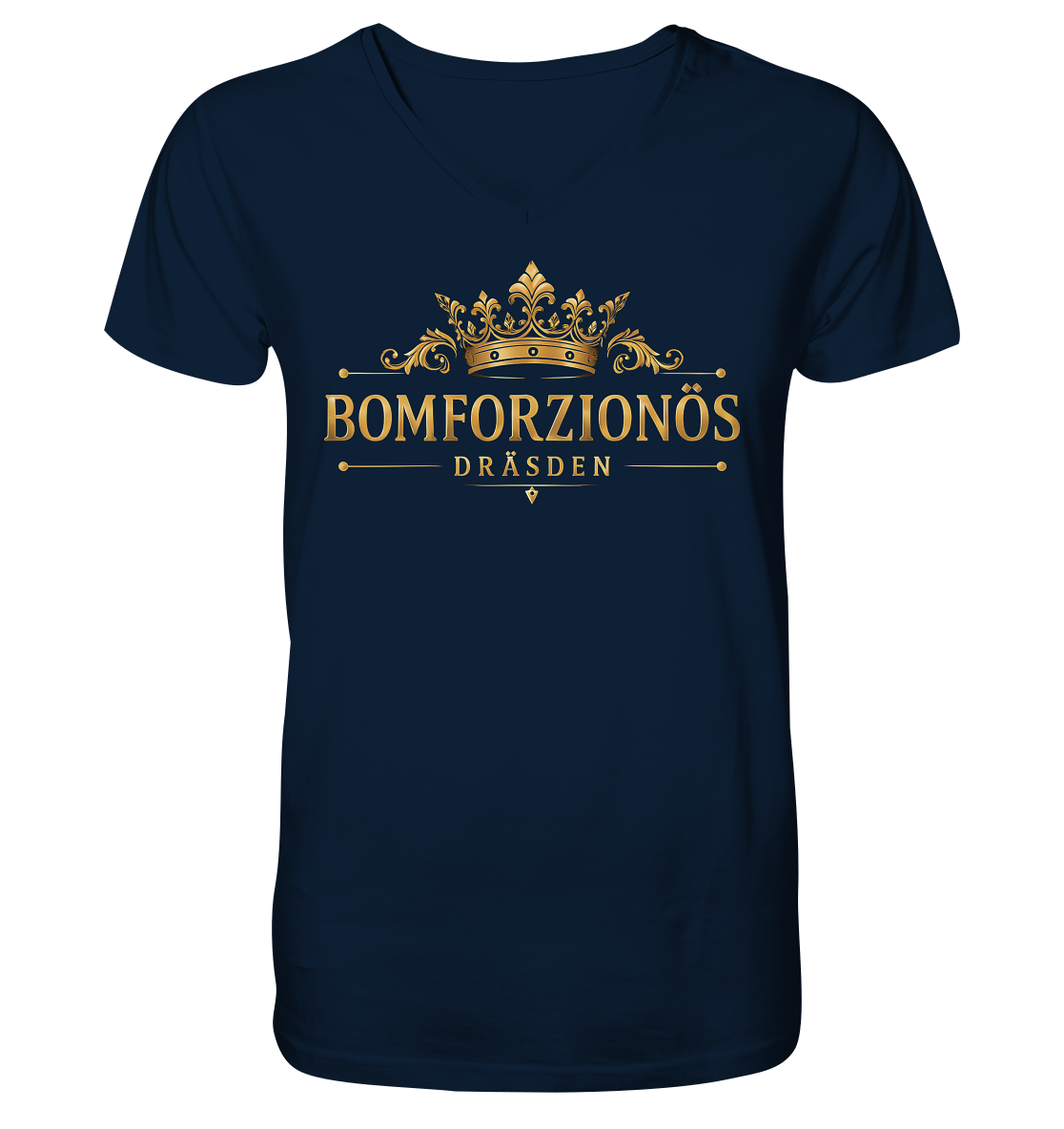 BOMFORZIONÖS - Mens Organic V-Neck Shirt