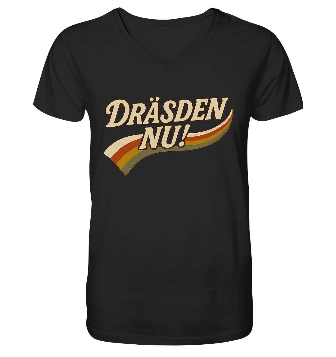 DRÄSDEN NU#2 - Mens Organic V-Neck Shirt