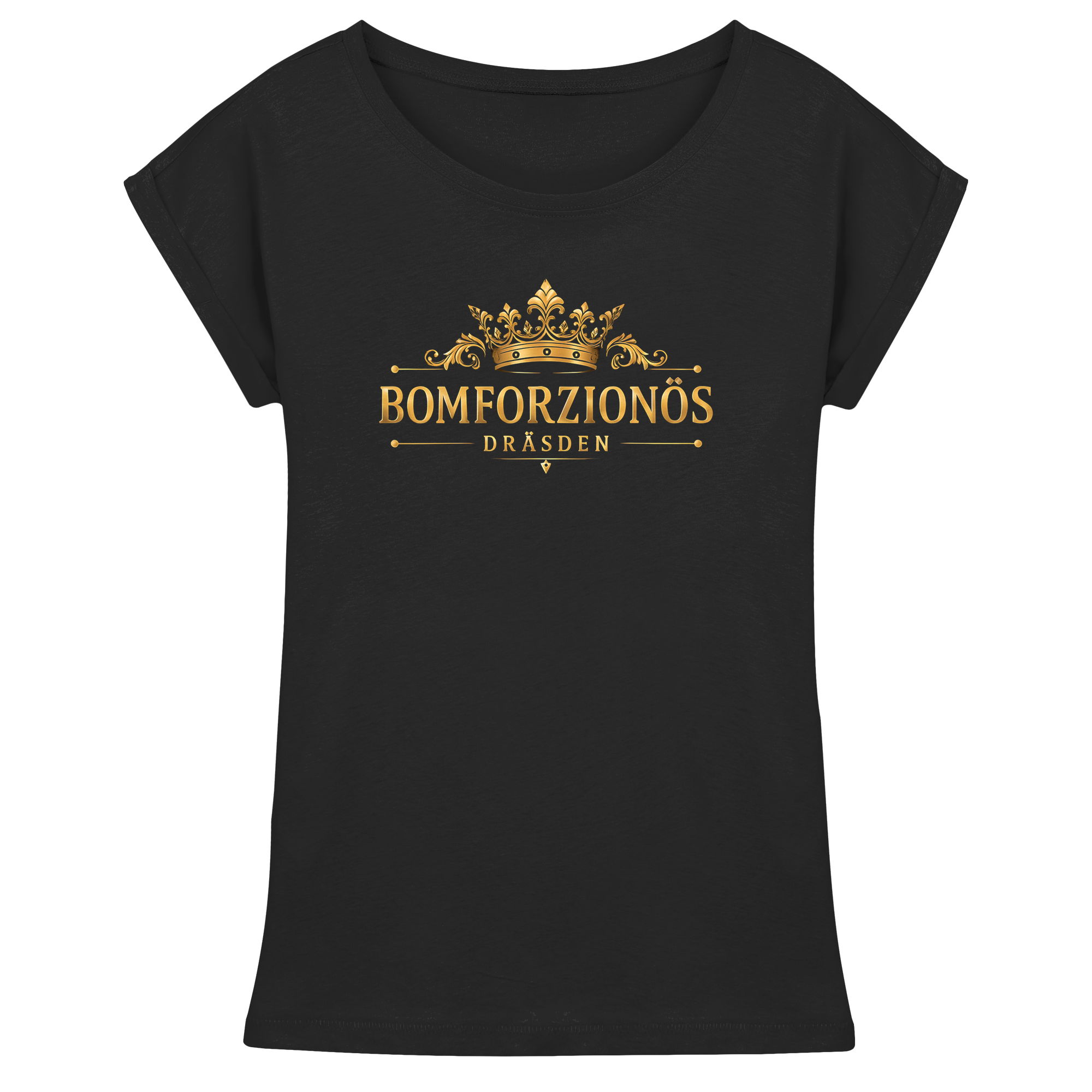 BOMFORZIONÖS - Womens Extended Shoulder T-Shirt