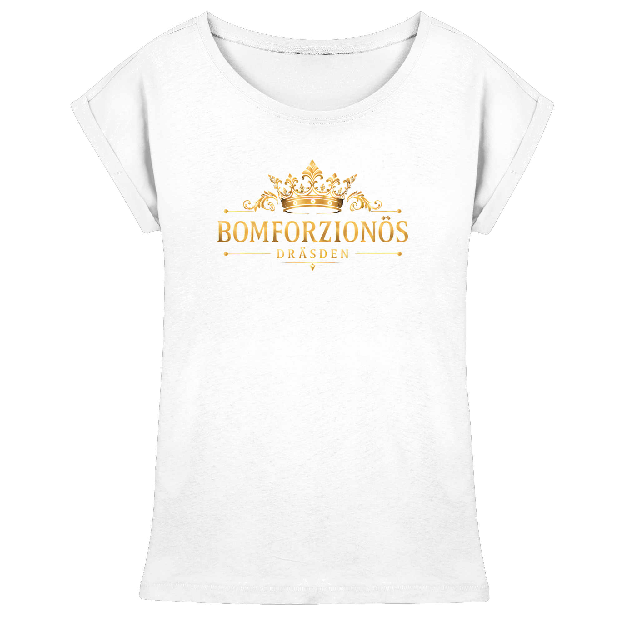 BOMFORZIONÖS - Womens Extended Shoulder T-Shirt