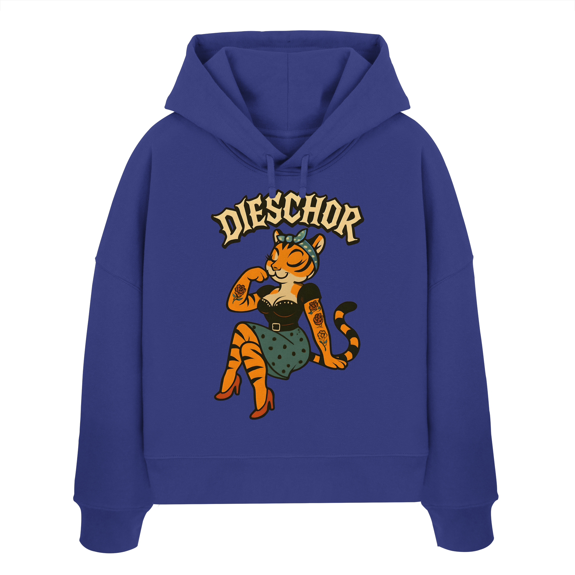 DIESCHOR #W - Womens Organic Boxcut Hoodie