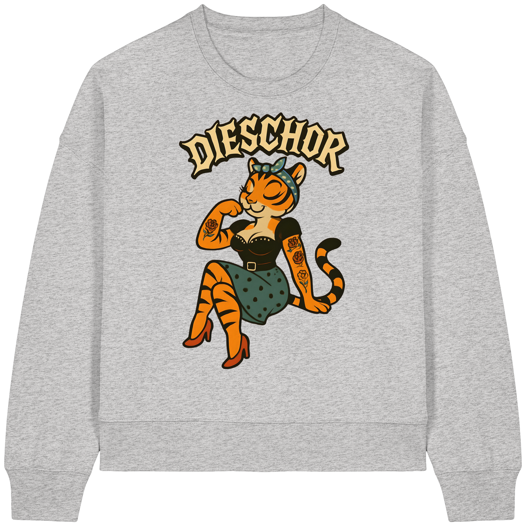 DIESCHOR #W - Womens Organic Boxcut Sweatshirt