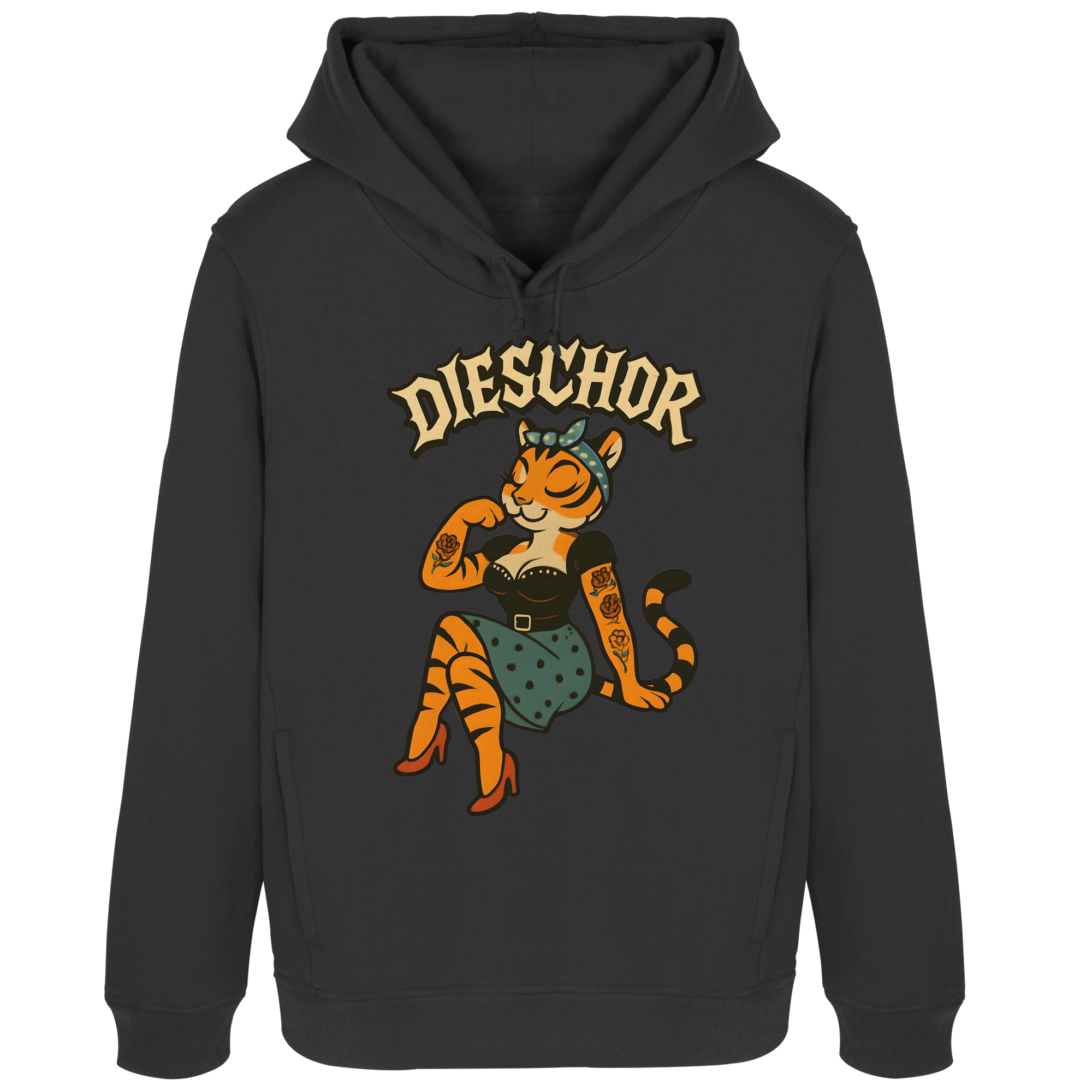 DIESCHOR #W - Womens Organic Hoodie B&C