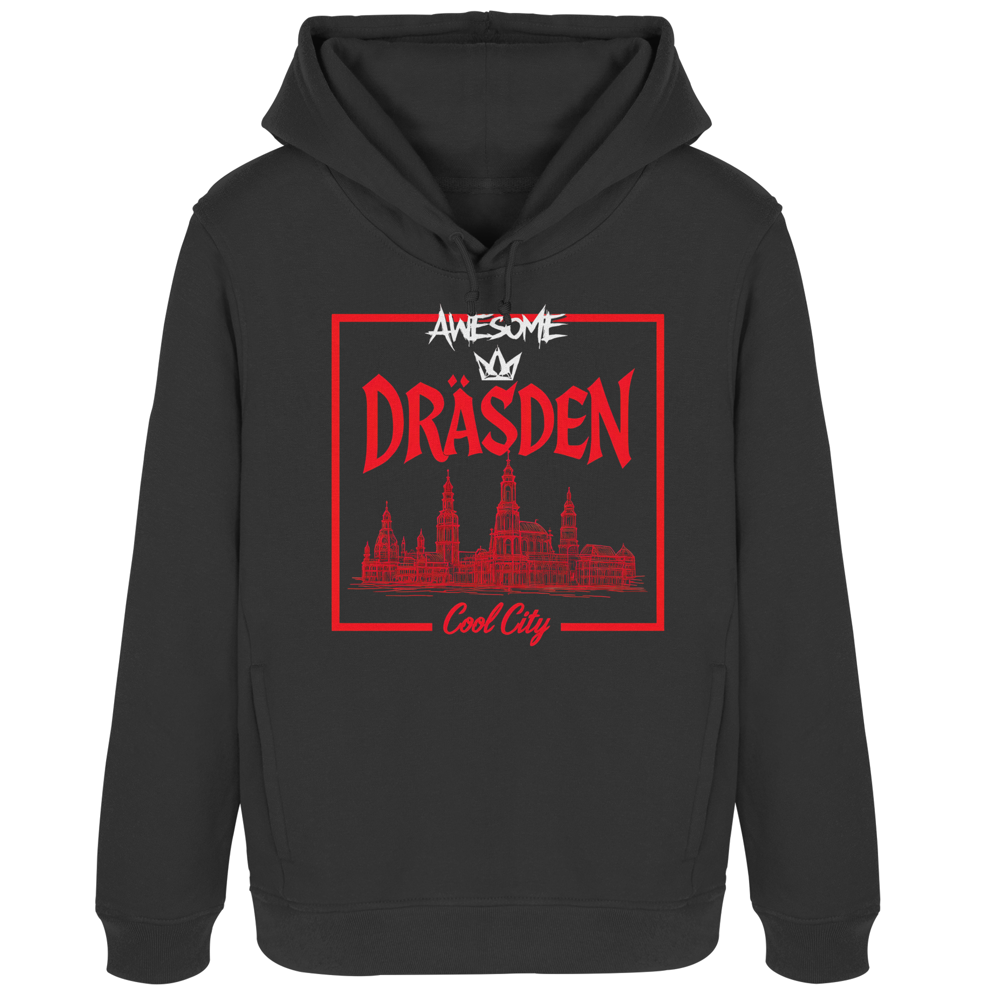 AWESOME - Womens Organic Hoodie B&C