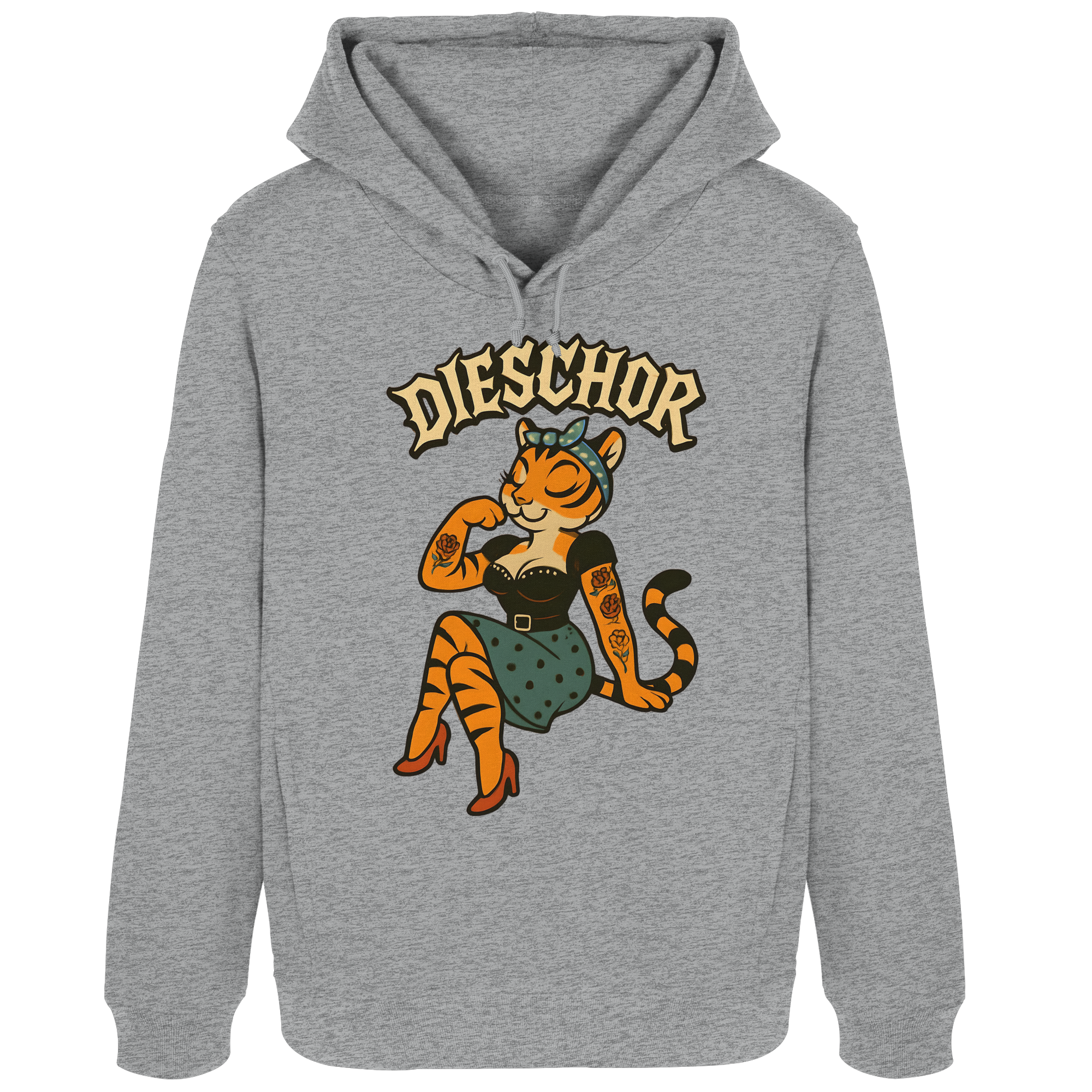 DIESCHOR #W - Womens Organic Hoodie B&C