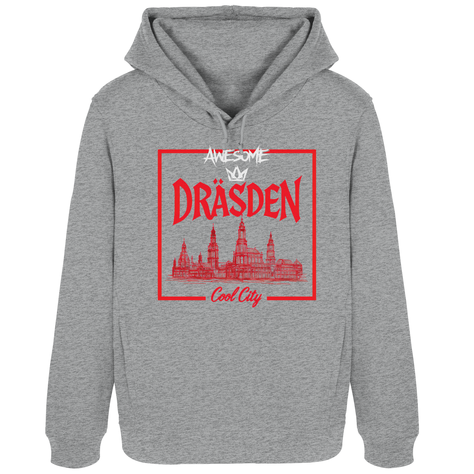 AWESOME - Womens Organic Hoodie B&C