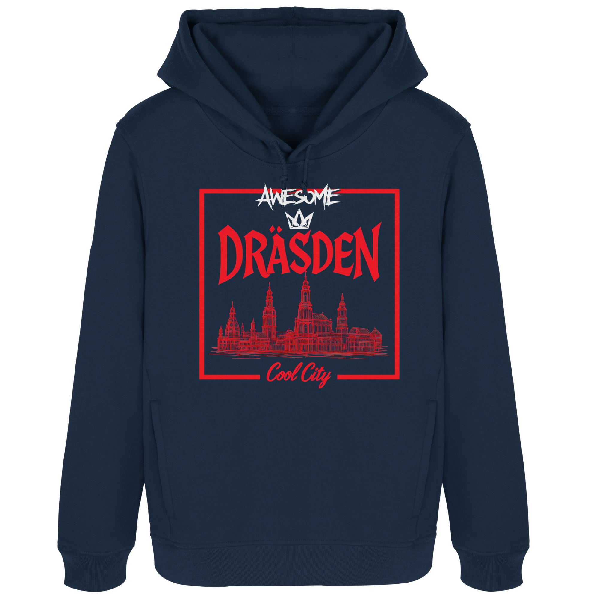 AWESOME - Womens Organic Hoodie B&C