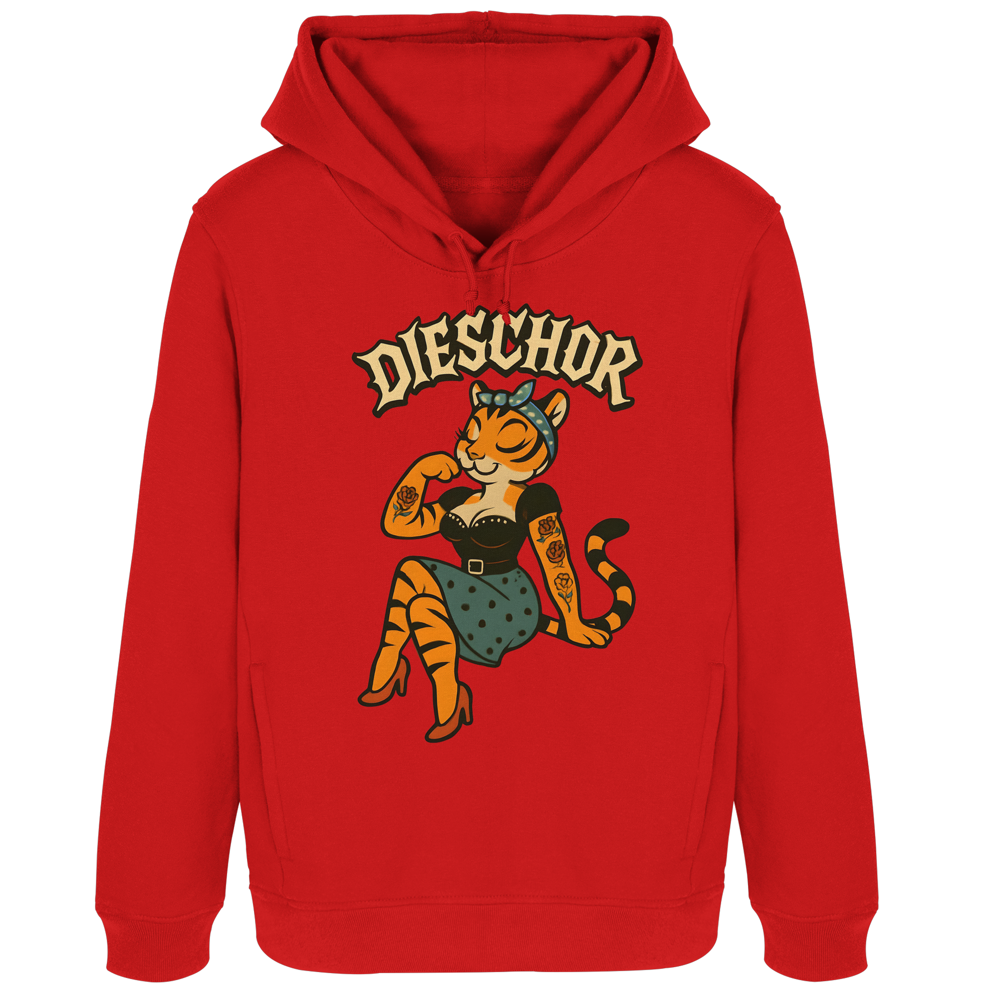 DIESCHOR #W - Womens Organic Hoodie B&C