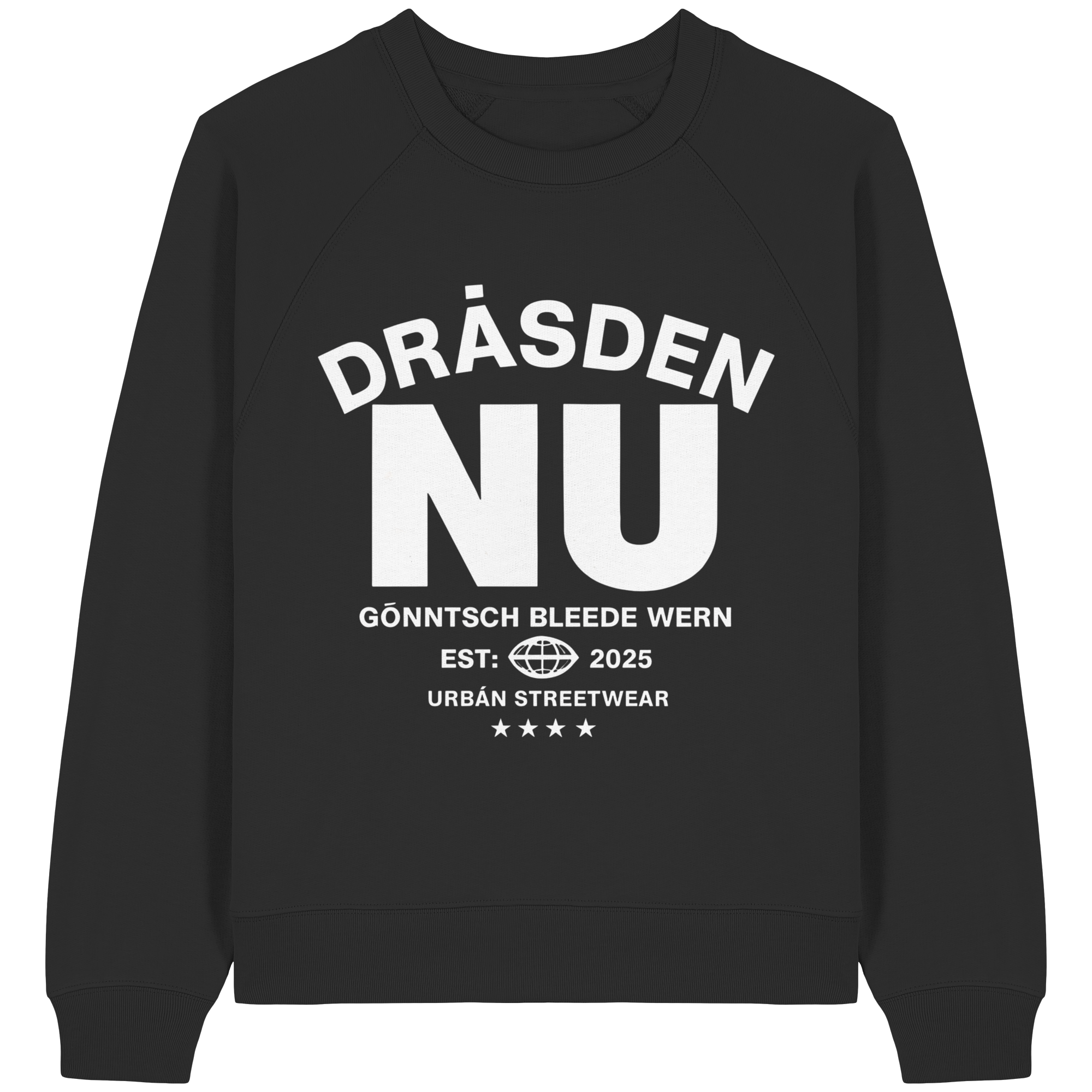 NU#3 - Womens Organic Raglan Sweatshirt