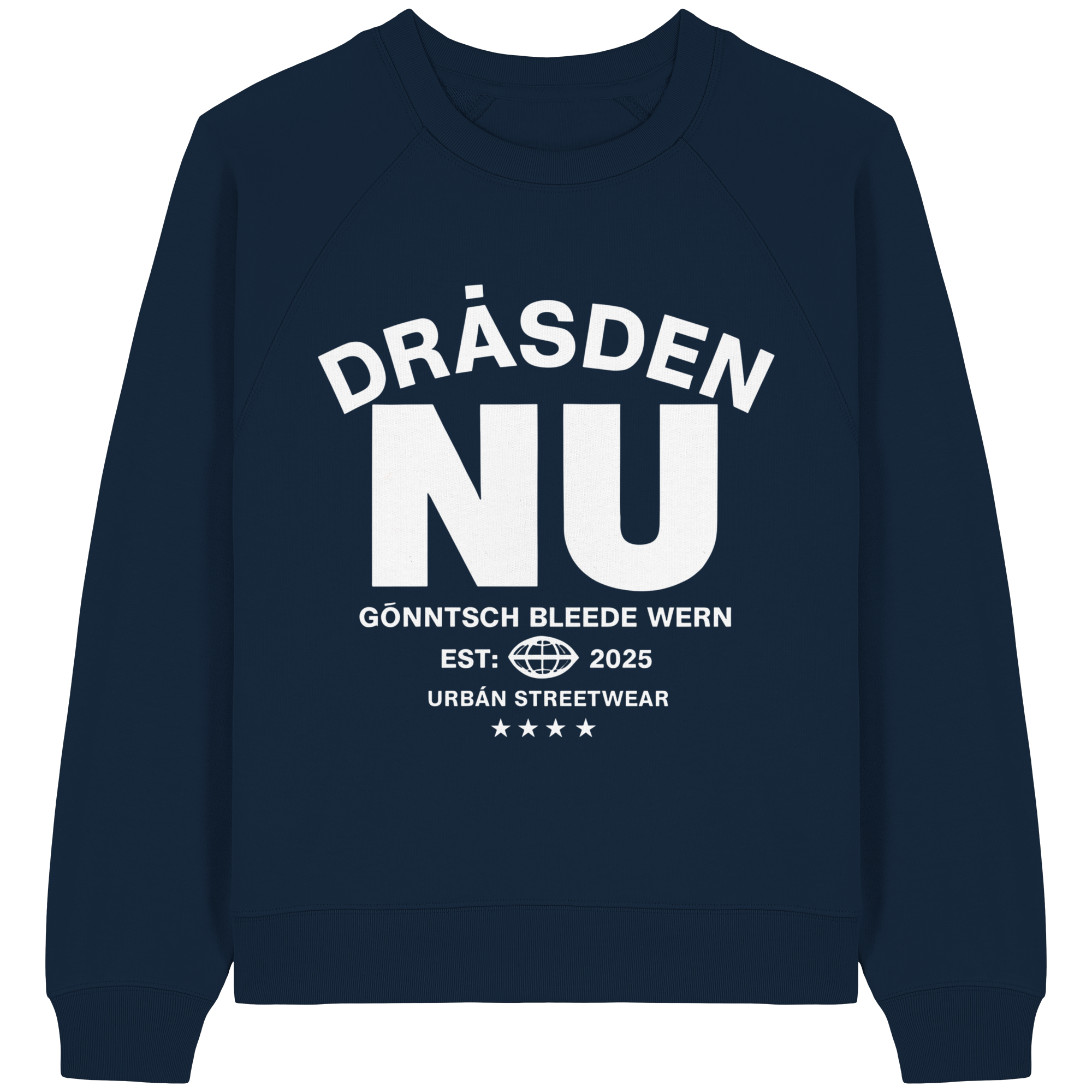 NU#3 - Womens Organic Raglan Sweatshirt