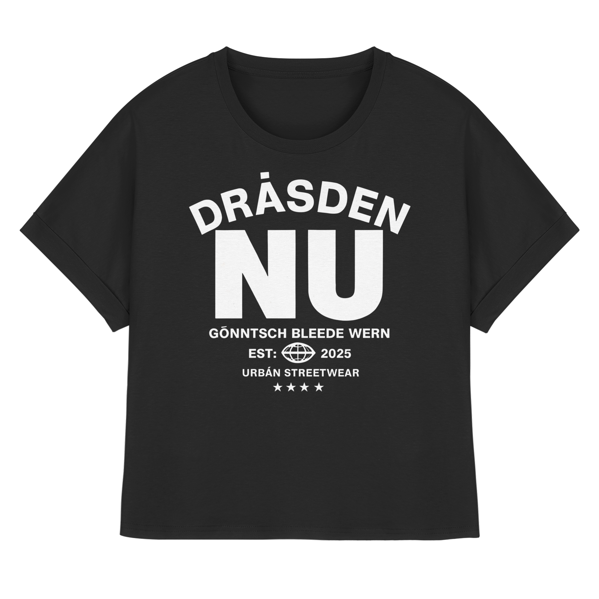 NU#3 - Womens Organic Rolled Sleeves T-Shirt