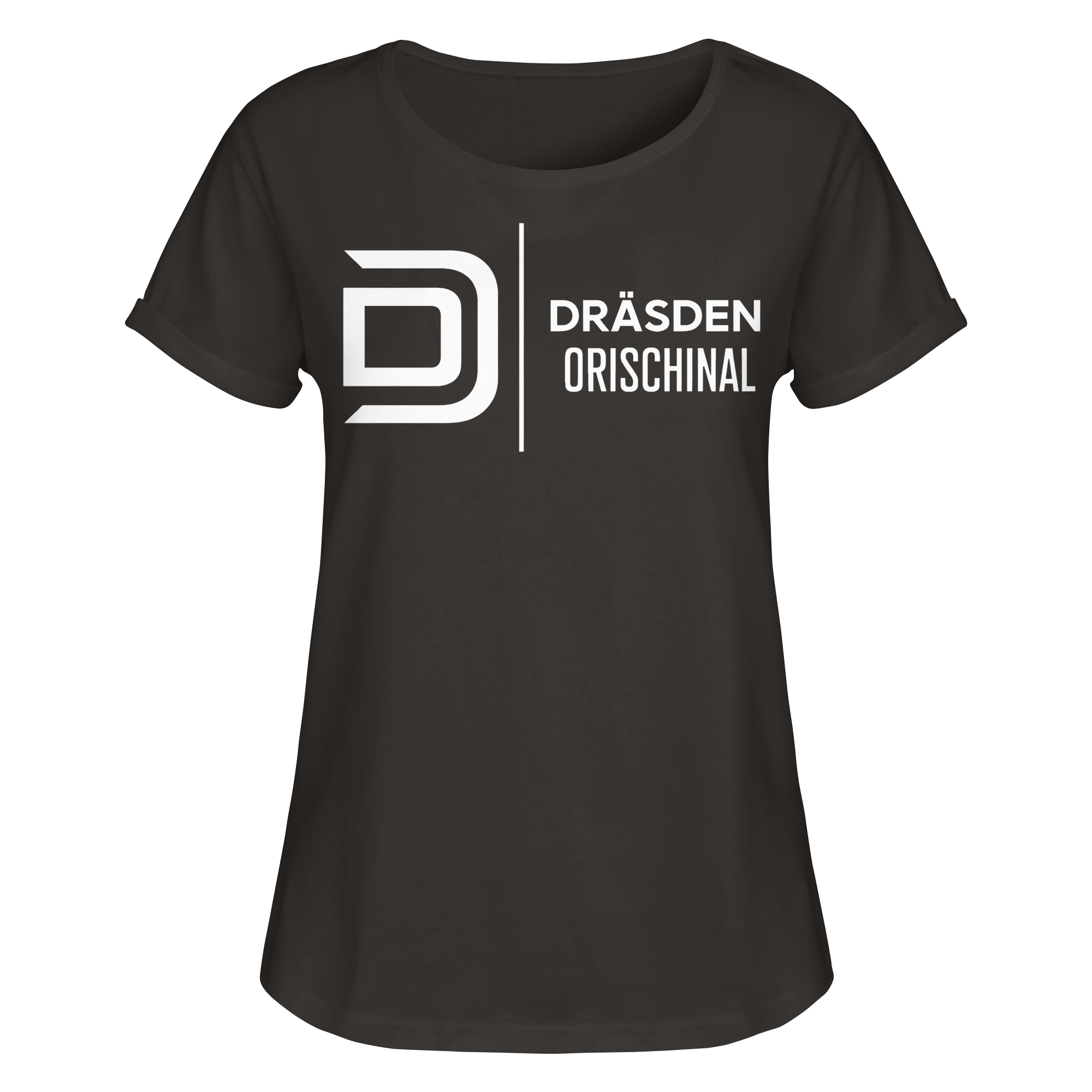 DRÄSDEN ORISCHINAL - Womens Roll-Up T-Shirt